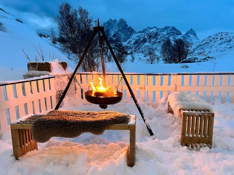 Villa Sundet Lofoten Holiday House à Sund  Extérieur photo